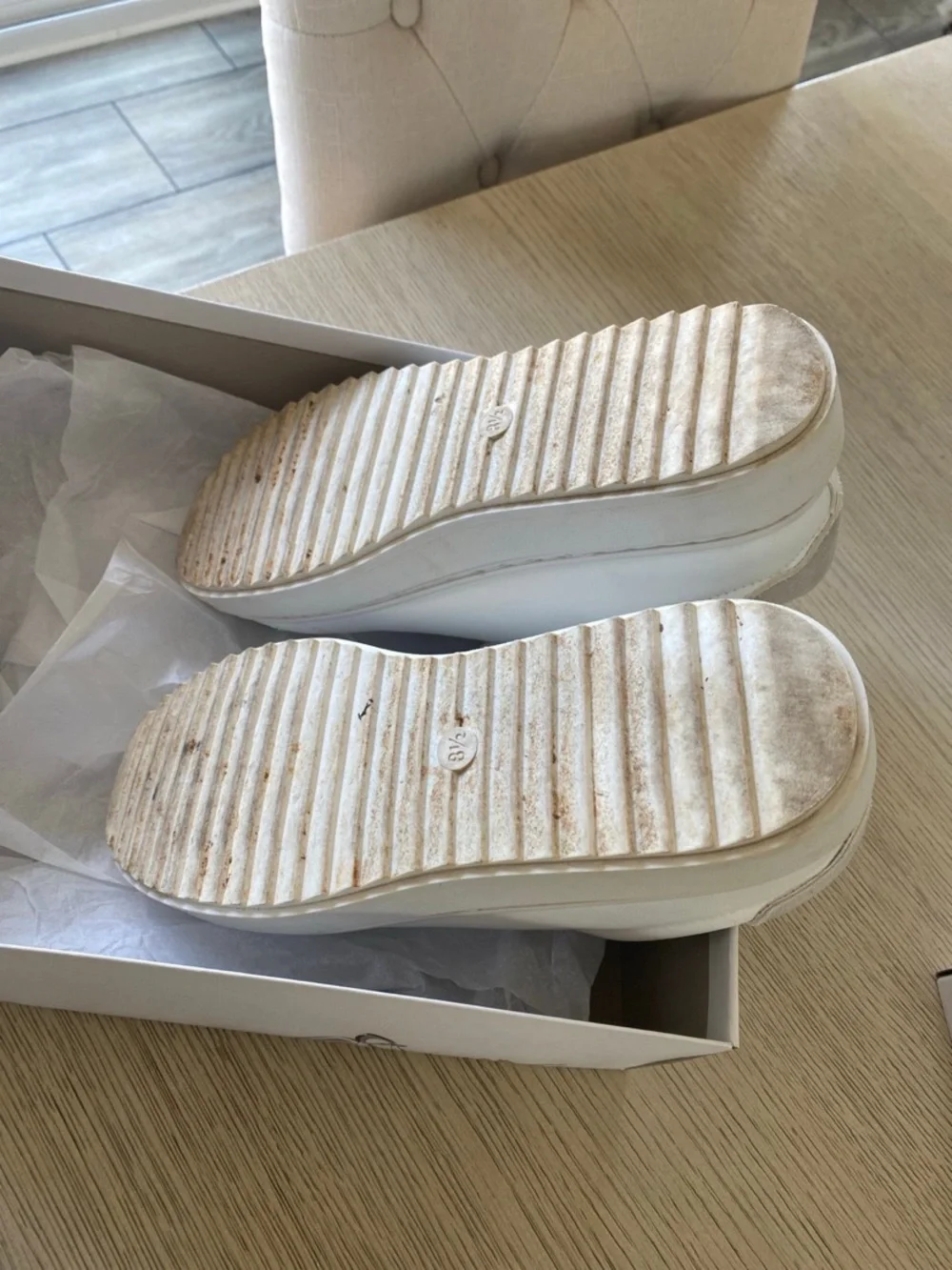 “a new day” - Peggy Sneakers (size 8.5)